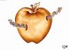 Cartoon: THE ROTTEN APPLE (small) by QUIM tagged apple,doping,cycling