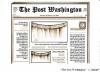 Cartoon: THE POST WASHINGTON (small) by QUIM tagged islamic,press,america