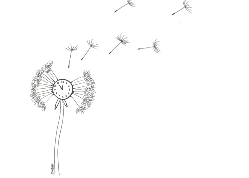 Cartoon: Dandelion (medium) by emraharikan tagged dandelion