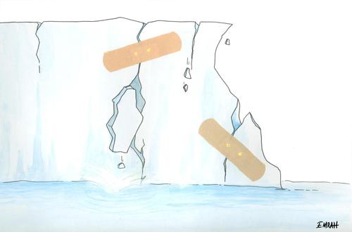 Cartoon: global warming (medium) by emraharikan tagged global,warming