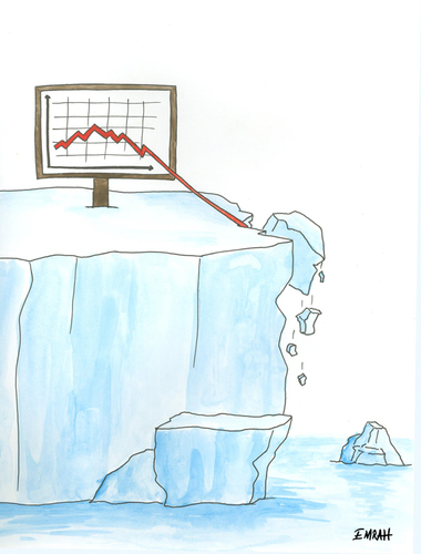 Cartoon: green economy (medium) by emraharikan tagged global,warming,green,economy