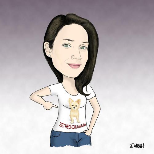 Cartoon: Patricia Barros (medium) by emraharikan tagged patricia,barros,zethechihuaha