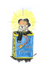 Cartoon: energy of love (small) by emraharikan tagged love