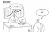 Cartoon: marketing man (small) by emraharikan tagged marketing,man