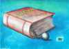 Cartoon: kitap (small) by caricaturan tagged turan