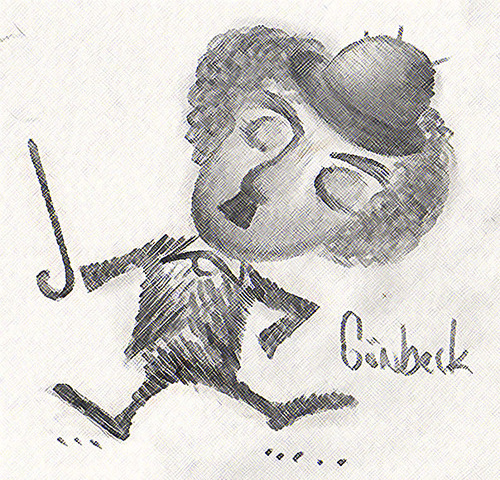 Cartoon: charlie chaplin (medium) by gunberk tagged chaplin