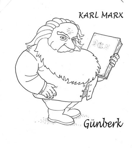 Cartoon: Karl Marx (medium) by gunberk tagged karl,marx