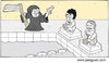 Cartoon: Death (small) by gunberk tagged die,death,swim