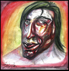 Cartoon: Melancholia (small) by gunberk tagged watercolor