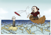 Cartoon: Ocean of literature (small) by gunberk tagged shakespeare,books,pen,sea,ocean,poem,author