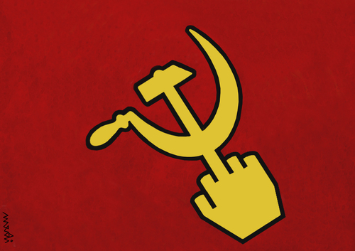 Cartoon: communismus (medium) by Medi Belortaja tagged communism
