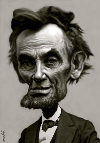 Cartoon: Lincoln (medium) by Medi Belortaja tagged abraham,lincoln