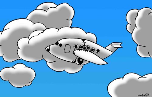old plane By Medi Belortaja | Philosophy Cartoon | TOONPOOL