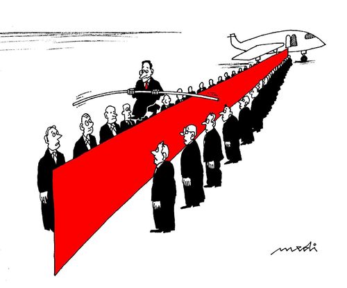 Cartoon: tumbling of the protocol (medium) by Medi Belortaja tagged protocol,tumbling