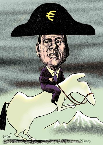 Cartoon: Silviopoleon (medium) by Medi Belortaja tagged bonaparti,napoleon,italy,berlusconi,silvio