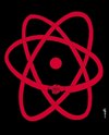 Cartoon: handshake in the atom (small) by Medi Belortaja tagged handshake,atom,nuclear