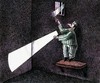 Cartoon: a piece of light (small) by Medi Belortaja tagged piece,part,light,prisoner,prison,jail,imprisoned,cut