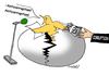 Cartoon: young politician (small) by Medi Belortaja tagged anticorruption,corruption,young,politicians