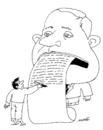 Cartoon: ready to talk (small) by Medi Belortaja tagged speech writting tongue tutelage