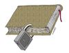 Cartoon: book and tv (small) by Medi Belortaja tagged book tv padlocks