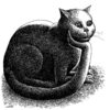 Cartoon: cat thinking (small) by Medi Belortaja tagged cat thinker think mind thinking animals tail humor