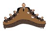 Cartoon: chief s table (small) by Medi Belortaja tagged chief,table