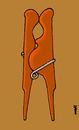 Cartoon: clothes pin (small) by Medi Belortaja tagged clothes,pin,pregmancy,baby,kiss,love,lovers,valentines,day
