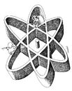 Cartoon: dangerous situation (small) by Medi Belortaja tagged dangerous,atom,symbol,nuclear,military