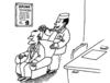 Cartoon: diploma (small) by Medi Belortaja tagged diploma,patient,doctor,mind,sick,illness,humor