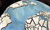 Cartoon: cracking world (small) by Medi Belortaja tagged cracking,cracked,borders,earth,world