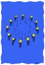 Cartoon: EU fishermen (small) by Medi Belortaja tagged eu,europe,flag,stars,fisherman,fishermen