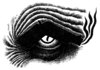 Cartoon: threatening eye (small) by Medi Belortaja tagged eye,gun,threat,threatening,weapon,view