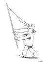 Cartoon: flag (small) by Medi Belortaja tagged flag,politics,politicians,leader,ideology,blind