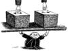 Cartoon: free elections (small) by Medi Belortaja tagged manipulation,free,elections