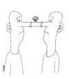 Cartoon: gas pipelines (small) by Medi Belortaja tagged gas,pipelines,nose,men,faces