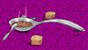 Cartoon: generosity (small) by Medi Belortaja tagged generosity,food,spoon