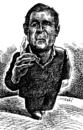 Cartoon: George W Bush (small) by Medi Belortaja tagged george,bush