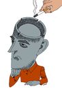 Cartoon: humiliation (small) by Medi Belortaja tagged humiliation,ashtray,head,cigarette,smoking,smoke