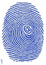 Cartoon: internet fingerprint (small) by Medi Belortaja tagged internet,fingerprint,at,symbol,fb,twitter,identity,spy,theft,crime