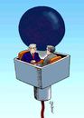 Cartoon: interview (small) by Medi Belortaja tagged interview,microphone,politicians,talking,debate