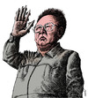 Cartoon: kim jong il (small) by Medi Belortaja tagged kim,jong,il