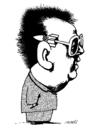 Cartoon: kim yong il (small) by Medi Belortaja tagged kim,yong,il,north,korea,military,nuclear,weapons,glasses