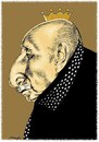 Cartoon: king of afghanistan (small) by Medi Belortaja tagged king,afghanistan,mohammad,zahir,shah