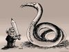 Cartoon: Lucido and Censorship (small) by Medi Belortaja tagged lucian dobarta lucido5