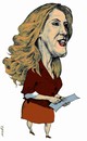 Cartoon: majlinda bregu (small) by Medi Belortaja tagged majlinda,bregu,albanian,albania,pd,dp,politician