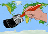 Cartoon: maya brush (small) by Medi Belortaja tagged maya brush apocalipse earth world 2012