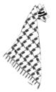 Cartoon: mideast (small) by Medi Belortaja tagged mideast,scarf,palestine,invasion,arafat,tanks,war,peace