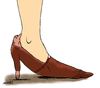 Cartoon: man shoes (small) by Medi Belortaja tagged man shoes love