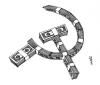 Cartoon: Monies Dictature (small) by Medi Belortaja tagged monies,usd,dictature,communism,symbol