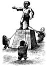 Cartoon: monument (small) by Medi Belortaja tagged monument,democracy,edi,rama,albanian,great,politician